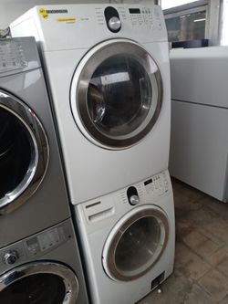 Samsung stackable front load washer and dryer set - Free delivery