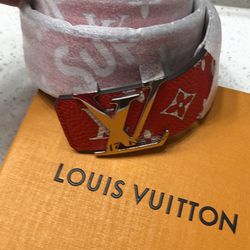 Louis Vuitton, Other, Authentic Louis Vuittonsupreme Belt