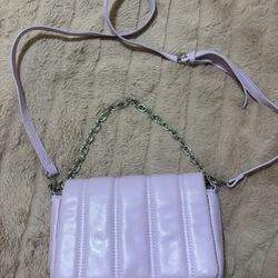 Light Purple Quilted Shoulder Bag – Aesthetic Y2K Style