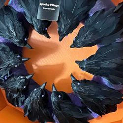 Large Raven/Crow Wreath 14” New In Box