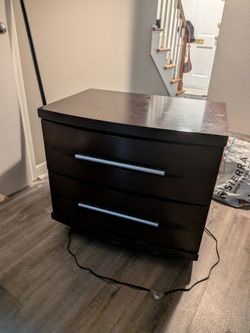 Nightstand with light