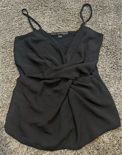 Black tank top