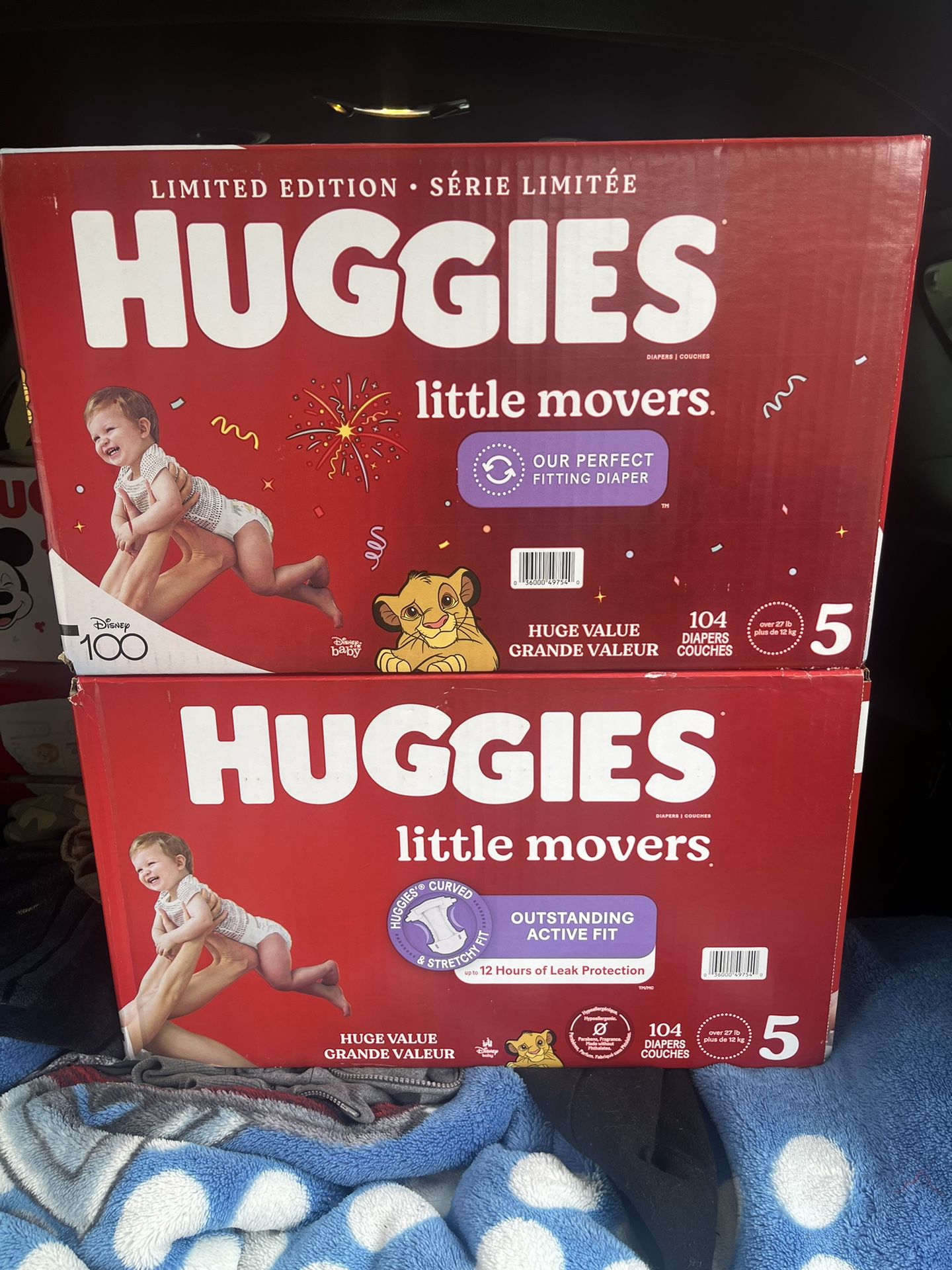 Huggies Diapers - $37 Each 