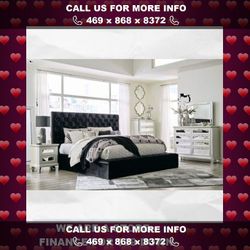 Black Velvet - King Platform Bed w/ Storage