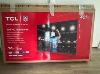 40” TCL Smart TV with optional Fire TV Stick