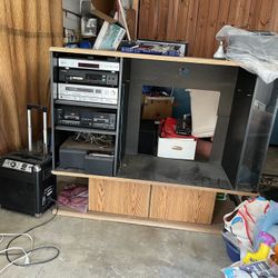 Entertainment Cabinet For Tv And Electronics