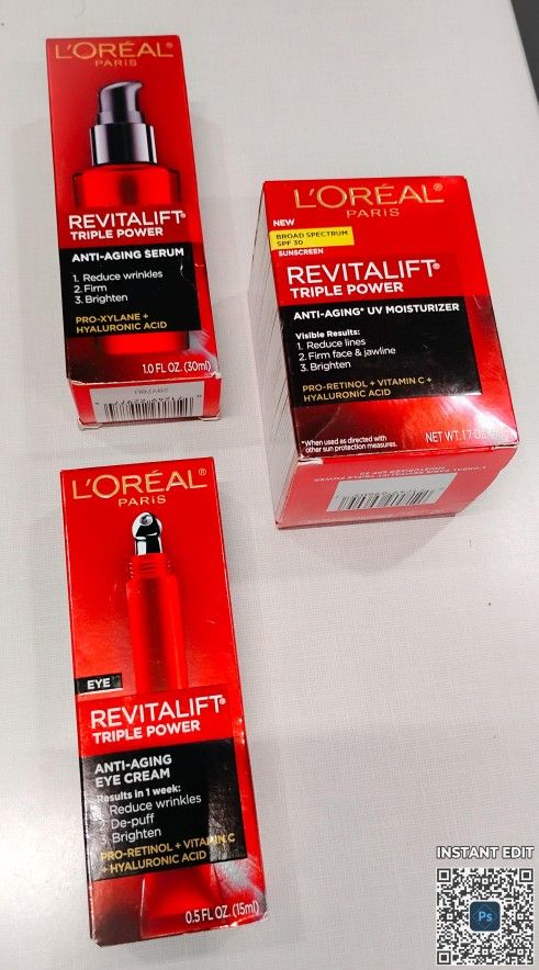 L'OREAL TRIPLE POWER anti-aging UV Moisturizer 