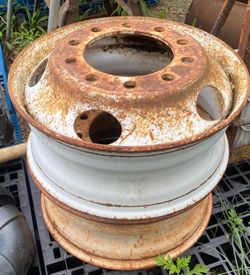 24.5 steel truck rims