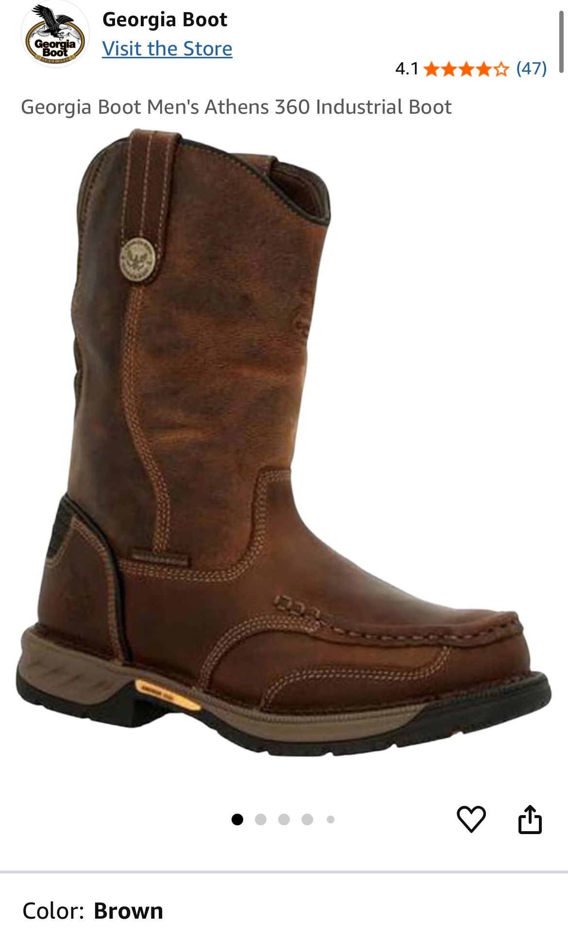 Georgia Boot Men's Athens 360 Industrial Boot