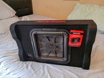 12" kicker L7 down firing subwoofer. Brand new in box
