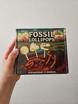 Dino "Fossil" Lollipops
