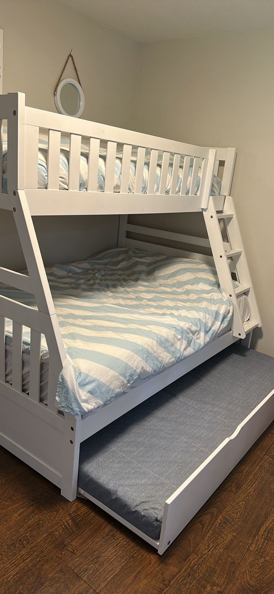 Twin over Full Bunk Bed + Trundle