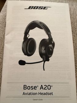 Bose Aviation Headset model A20