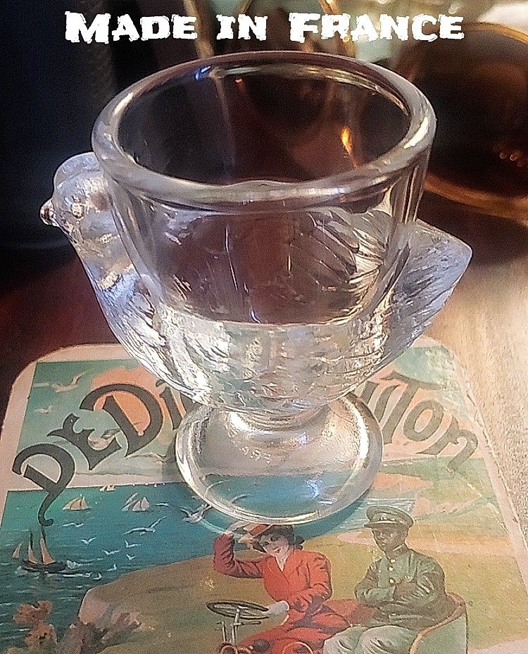 Abbott Collection Glass Chicken Egg Holder