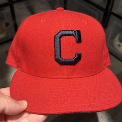 New era Cleveland Indians fitted hat