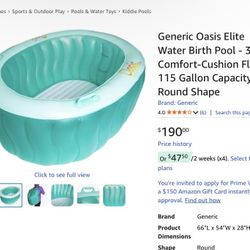 Oasis Birth Pool And Liner