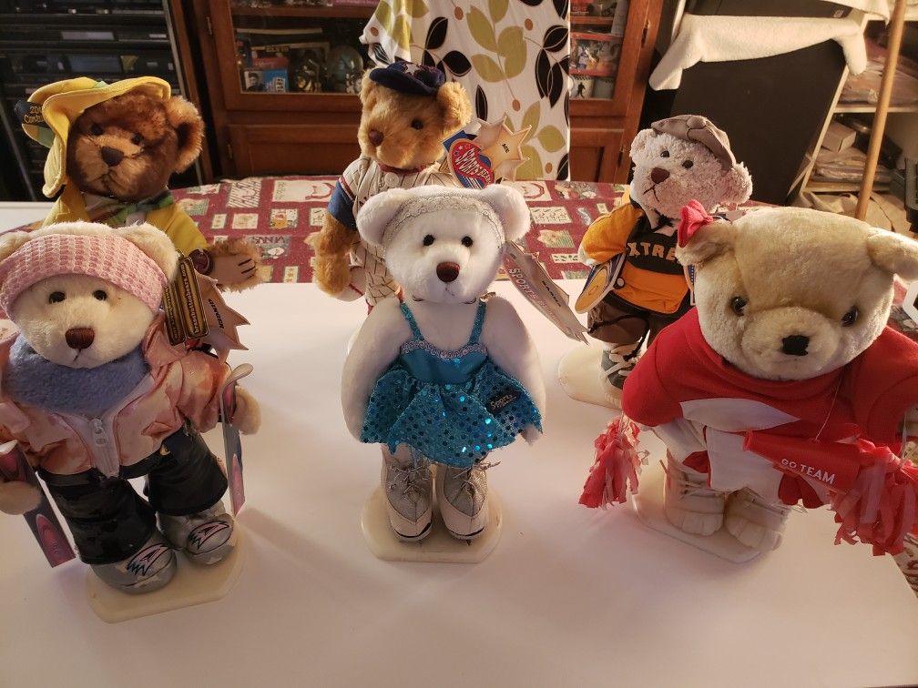 Teddy Bears with Stands