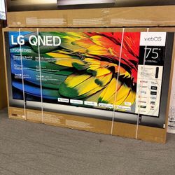75 “ LG Smart 4K QNED HDR 120HZ TV