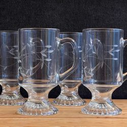 “New” Princess House Crystal Beverage Mugs