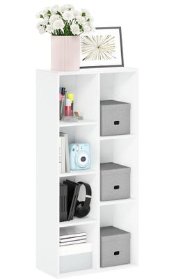 White Cube Bookcase Organizer