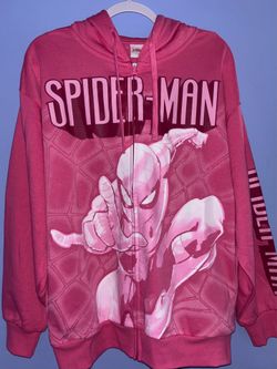 Pink Marvel Spiderman Zipup