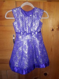 Flower Girl Princess Dress Kids Birthday Party Pageant Wedding Lace Formal Gown