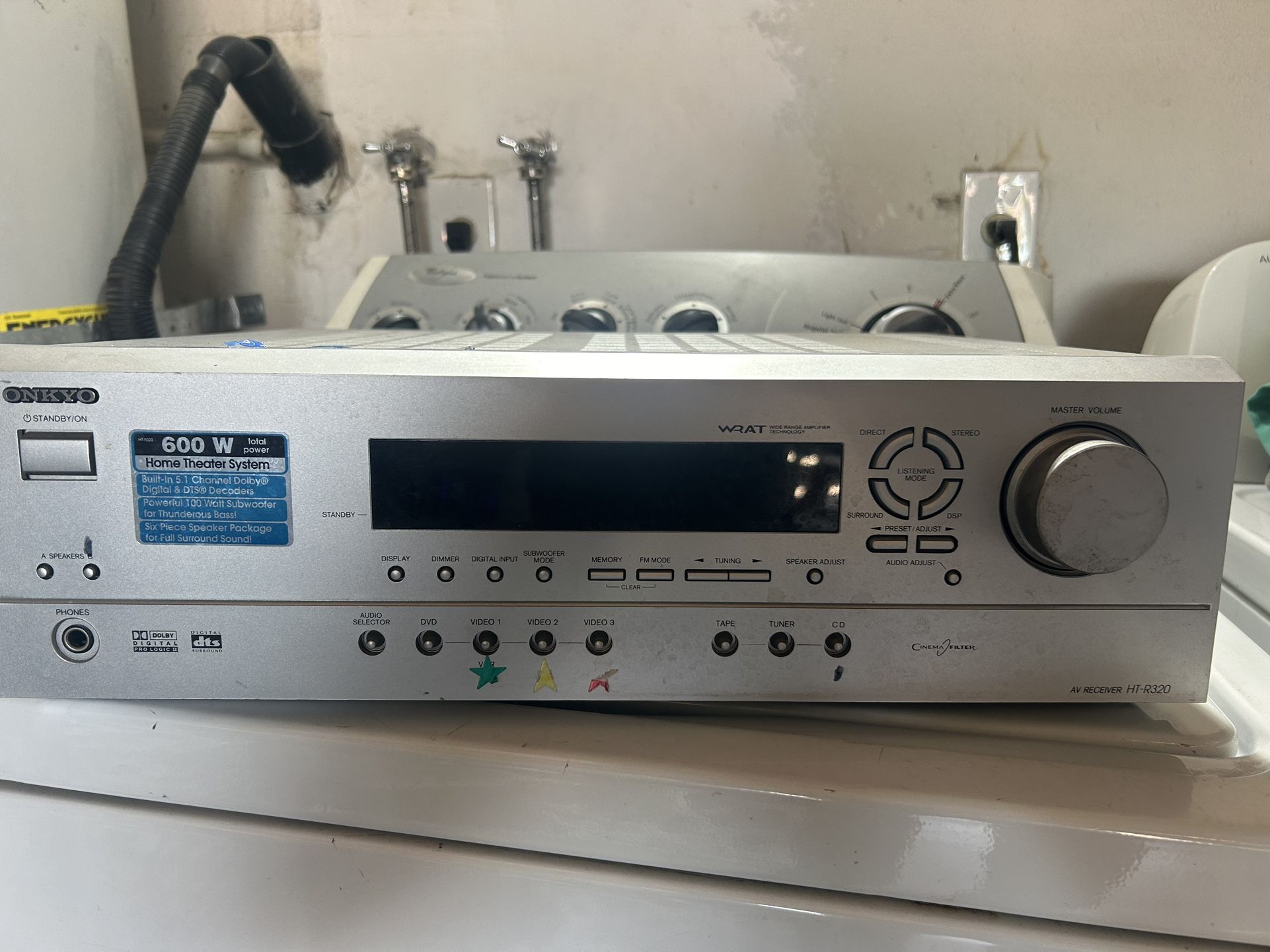 Onkyo 600 W Home Amplifier $40