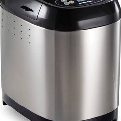Hamilton Beach Digital Electric Bread Maker Machine Artisan and Gluten-Free, 2 lbs Capacity, 14 Settings, Black and Stainless Steel (29985) 