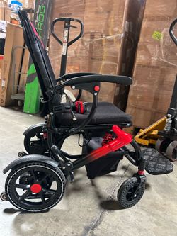 Electric Wheelchairs for Adults Foldable 36LBS Lightweight,15 Miles Travel Range& 500W Brushless Motors Power Motorized for Seniors& Max Support 350 L