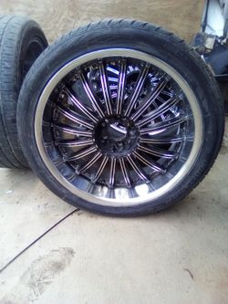 22" 5 Lug Universal Rims