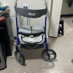 Drive Walker w Seat and Brakes 