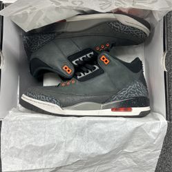 Jordan 3 Fear (size 9.5)