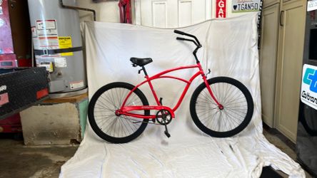 PHAT CYCLES brand 26” single (1) speed coaster brake beach cruiser bicycle READY TO RIDE