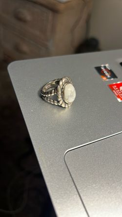 American West by Carolyn Pollack Sterling White Howlite Ring Sz 6 Ring