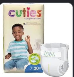 Cuties Diapers size 7