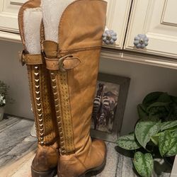 Vince Camaro Over The Knee Leather Boot