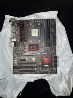 Msi 970 Gaming Motherboard / Amd Fx CPU/ Crucial RAM