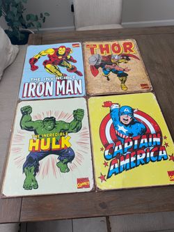 Marvel wall decor