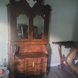 Italian Antique Secretaire Cabinet/Desk