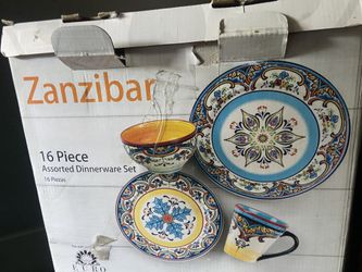 16 Piece Plate Set