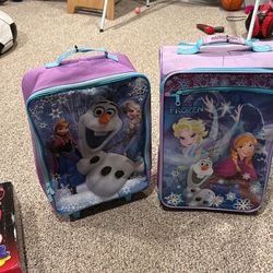 2 Frozen Suitcases For Child