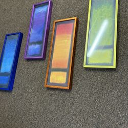 Colorful Framed Decorative Artwork