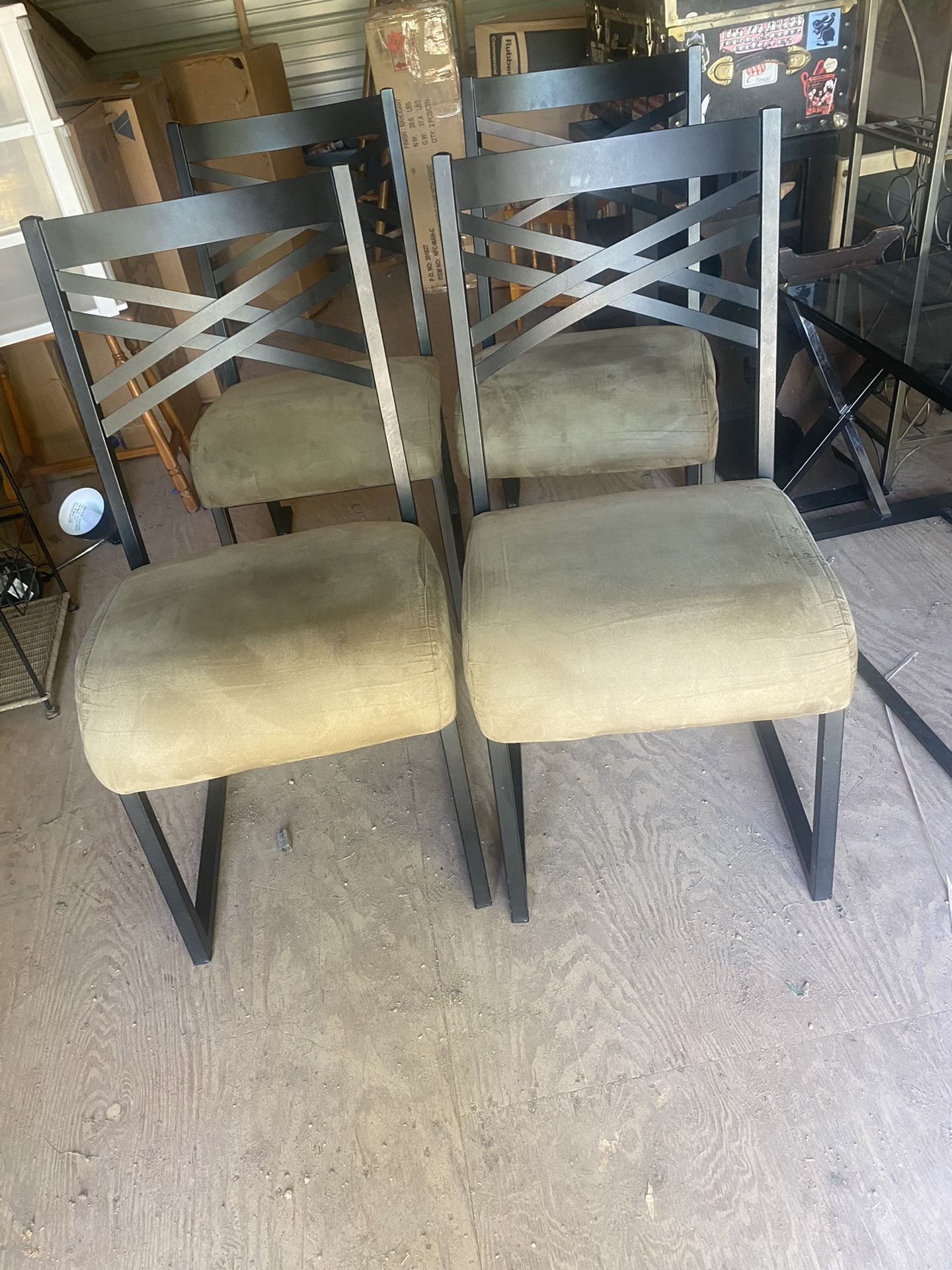 4 Nice Heavy Chairs 