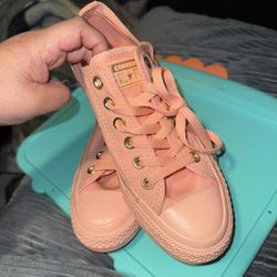 converse low rust pink
