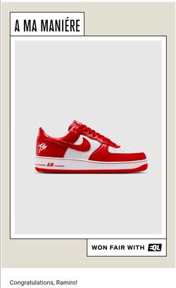 NEW NIKE AIR FORCE 1 "TERROR SQUAD" W/ORG BOX AND RECEIPT MEN'S SIZE 9.5 $200