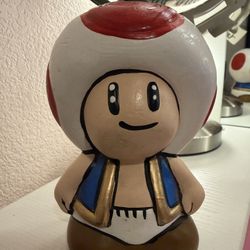 Super Mario Bros Toad Piggy Bank