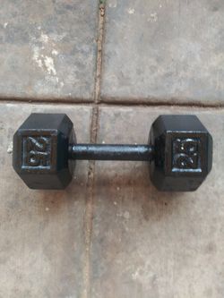 1×25 lbs looks good 👍