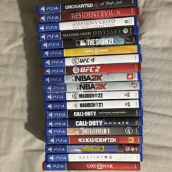 PS4 Games , Like new !