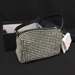 Alexander Wang heiress pouch in crystal mesh