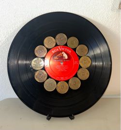 Serenity prayer coin record / decor-display